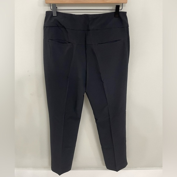 Ibkul Black Ankle Pants Sz 8 Stretch Athletic Golf Travel Office Performance 18 - Picture 5 of 5